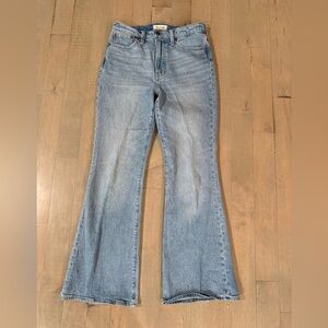 Madewell Vintage Light Blue Flare Jeans